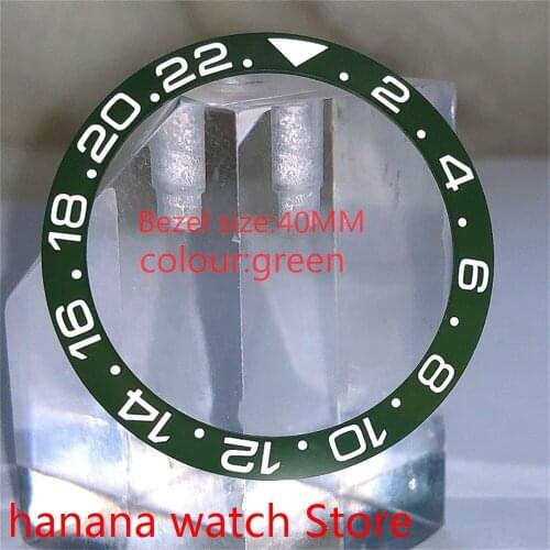 Bliger brand new high-quality hot-selling 40mm pearl rotating green bezel green suitable for 43mm self-winding mens watch