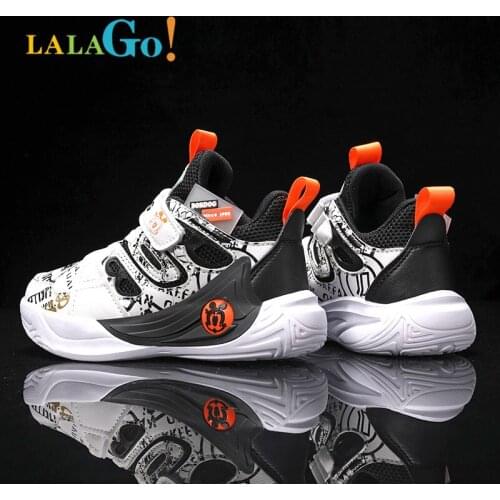 Children Sports Shoes Boys Brand Basketball Shoes For Kids Sneakers Thick Sole Non-slip Child Boy Basket Trainer Shoes