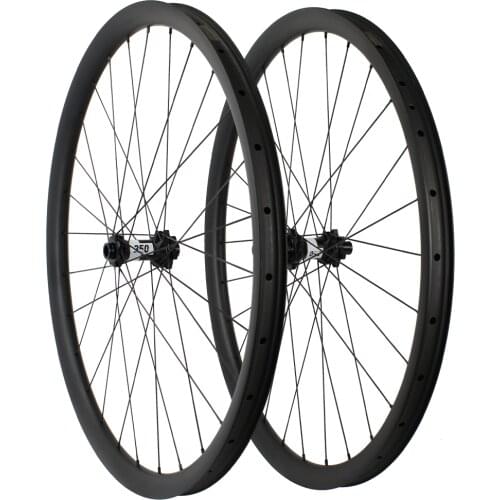 27.5er mtb disc carbon wheels 45x30mm Asymmetry tubeless wheel sets 1680g 1420 spokes carbon wheelset Tubeless mtb bicycle wheel