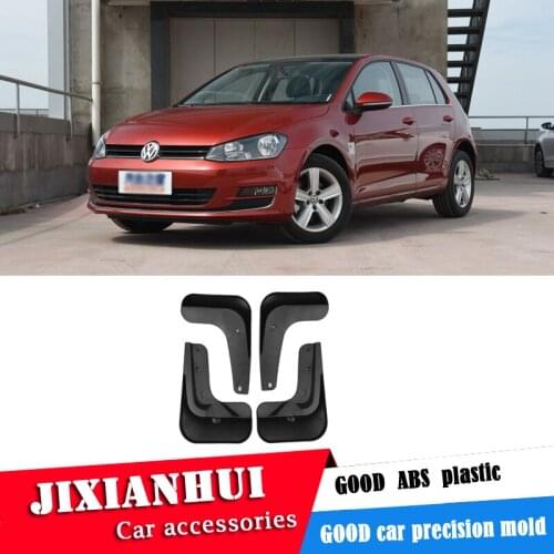 For GOLF 7/MK 7 2014-2016 Mudflaps Splash Guards Front With the color and rear Mud Flap Mudguards Fender Modified special