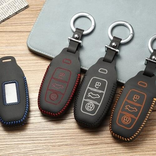 Leather key cover for CMC H530 2011 2012 V5 2012 Car Key bag case wallet holder