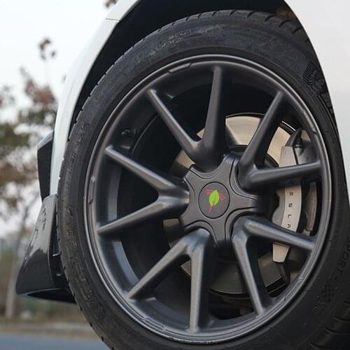 Five Claw Wheel Center Caps Hub Cover for Tesla Model 3 Lug Nut Covers Model 3 Hubcaps Car Decoration Modification ABS 2017-2021