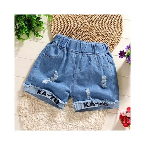 Summer Denim Girls Short Teenage Girl Pants Kids Shorts Children Clothes Jean Girls Shorts Fille Baby Girl Short Pant