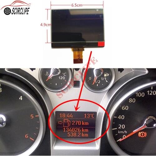 Instrument Cluster Replacement VDO / Dashboard LCD Screen Display Pixel Repair For Ford Focus 2008-2011 / C-Max / Galaxy / Kuga