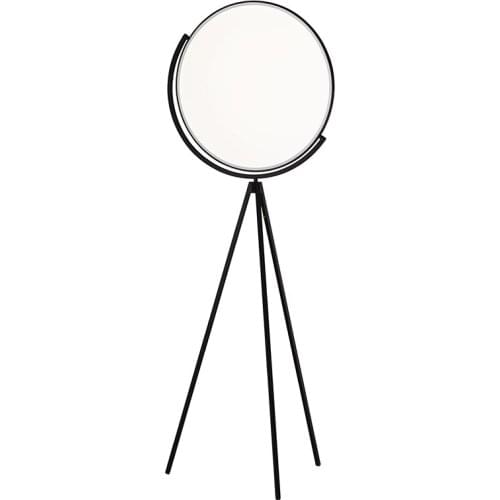 Nordic Creative Tripod Floor Lamp Designer Acrylic Lampshade Black/White Model Room Bedroom Art Decor LED Metal Standing Lights