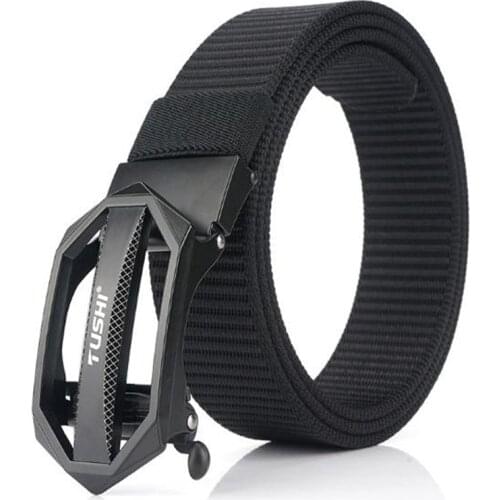 Tactical Belt 2019 Nylon 120x3.4cm Outdoor Sports Belt Emergency Rescue Military Adjustable Belt with Metal Buckle