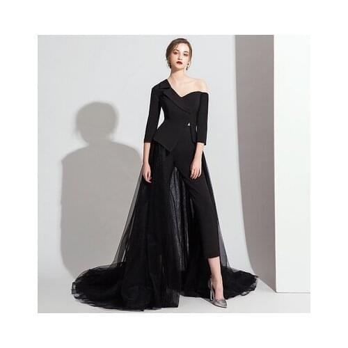 Luxury ladies fashion suit slim jacket with pants/detachable trailing veil party queen cosplay can customs size