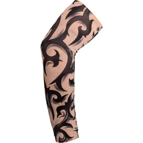 Fashion Printing Flower Tattoo Sleeve Arm guard For Outdoors Riding Sports Travel Fishing Sunscreen Vogue Pattern Decorate
