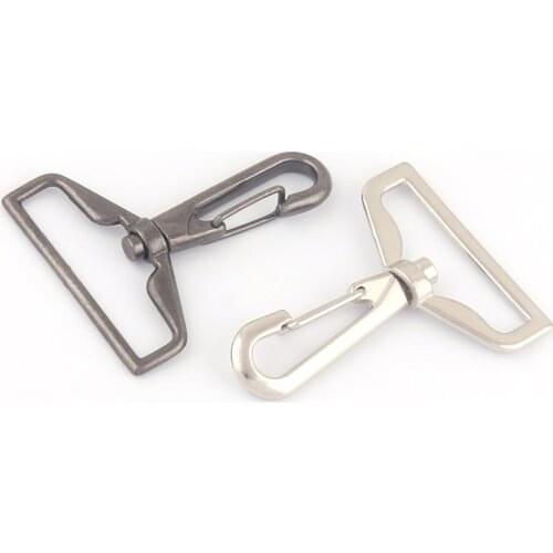 37mm Silver Swivel Lobster Key Ring Charm Clasp Claw Strap Purse Bag Handbag Webbing Leather Dog Collar Hook Lanyard Clasp Clip