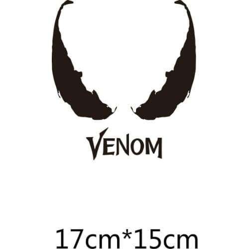 For Venom Legends Tongue Auto Fashion Sticker Decal KK Vinyl Reflective Custom Body Window Tuning Car Styling 17cm*15cm
