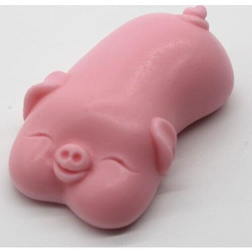 Pig animals Silicone molds pig soap mold pigs silicone soap molds pigs silica gel die animal Aroma stone moulds candle mould