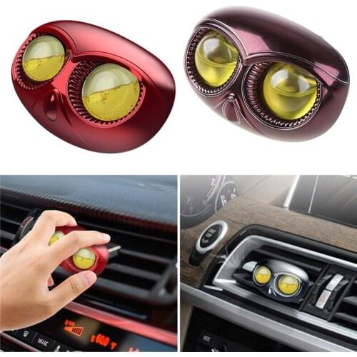 Funny Owl Shape Air Vent Perfume Clip Car Scent Deodorizer Interior Decoration for Auto Vehicle Decors Long Lasting Gift