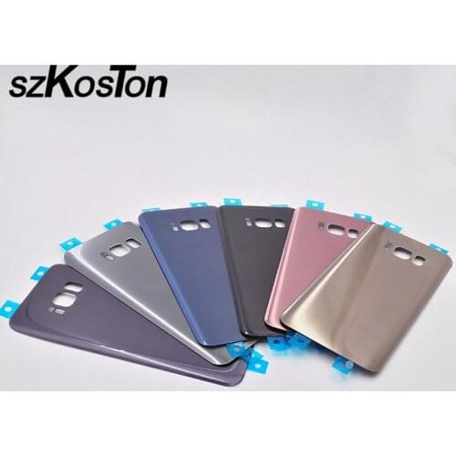 Back Glass Cover Door Dear Housing Case For Samsung Galaxy S8 G950 G950f Battery Cover Replacement For Samsung S8 Plus G955F