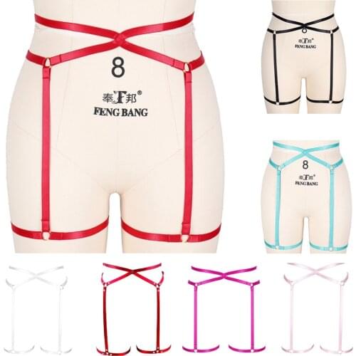 Harness for Women Garter Belt Stockings Erotic Underwear Sexy Lingerie Bondage Leg Strap Lady Suspender Erotic Underwear
