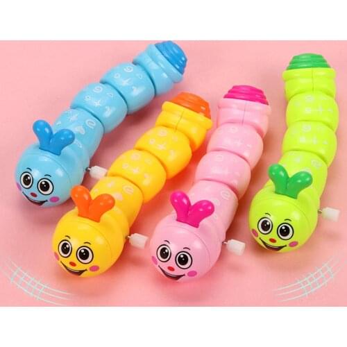 Swing Caterpillar Clockwork Mold Classic Educational Winding Up Toy Kids Gift