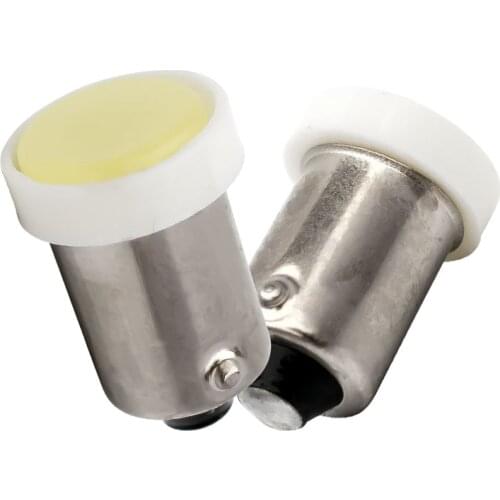 10pcs High Quality BA9S 233 T11 363 W6W Car Ceramic COB LED Parking Light Auto Reading Dome Lamps Car Marker Light White DC12V