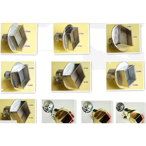 10/pcs/lot BGA Nozzle 850/852 SMD Hot Air Gun Station Dedicated 850 Hot air desoldering station 45/41/39/38/36/30/28/26/20/18mm