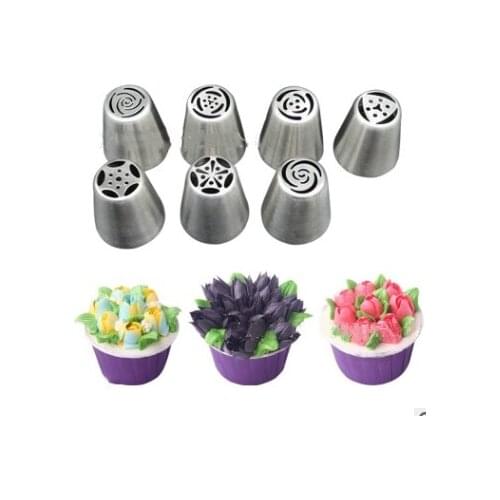 13Pcs/Set Many Size Icing Piping Nozzles Tips Cake Decorating Sugarcraft Pastry Cake Tools Rose Flower Cream Pastry Tips