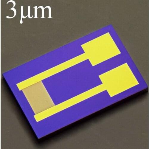 3micron Silicon-based Interdigital Electrode Capacitor Array MEMS Gas Biosensor with High Stability for Photoelectric Detection