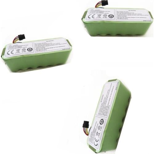 3pcs/lot For Ecovacs CR120 Dibea Panda X500 X580 Kk8 Haier Sweeping Robot 14.4V 3500mAh NI-MH Rechargeable Vacuum Clcuum Cleaner