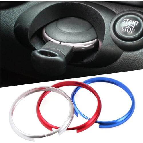 Car Aluminum Alloy Styling Key Ring Stickers Case For Bmw Mini Cooper Clubman Countryman R56 R57 R58 R60 Cover Accessories