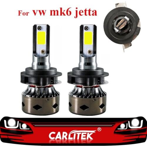 CARLitek For vw mk6 jetta Bulb H7 Led Car Headlight 12V 12000LM 72W 6000K Mini Auto Headlamp Fog Light with Canbus
