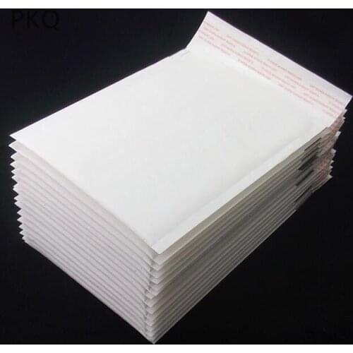 White Kraft Paper Bubble Mailer Padded Envelope Self Seal Packaging Shipping Bags Bubble Mailer Envelope Bags