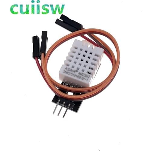 10PCS DHT22 Digital Temperature and Humidity Sensor AM2302 Module+PCB with Cable