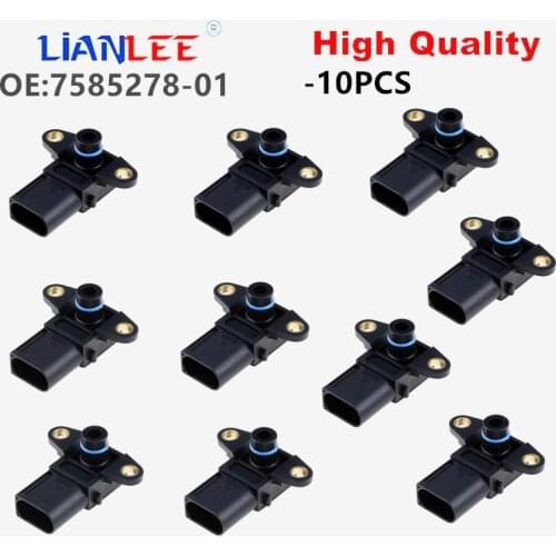 10pcs/Lot High Quality Map Sensor Air Pressure Sensor Brand New For BMW E60 E90 13628617097 7585278-01 7585278