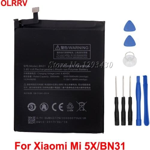 DyGod Xiaomi Mi 5X Phone Batteries