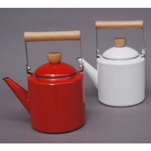 Zakka pot enamel pot kettle hot water pot 2 kettle teapot coffee pot vintage