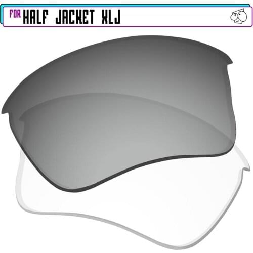 EZReplace Polarized Replacement Lenses for - Oakley Half Jacket XLJ Sunglasses - Eclipse Photochromic