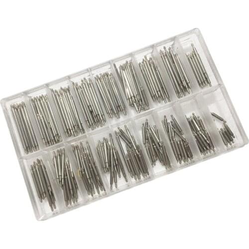 270x/Set Stainless Steel Watch Spring Bars 8-25mm Link Pins Kit