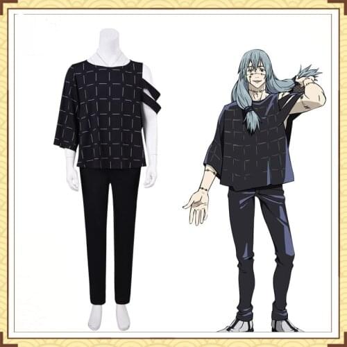 Jujutsu Kaisen Mahito cosplay costume Black Male fashion Uniform Halloween costumes for Man cos Anime outfits clothes