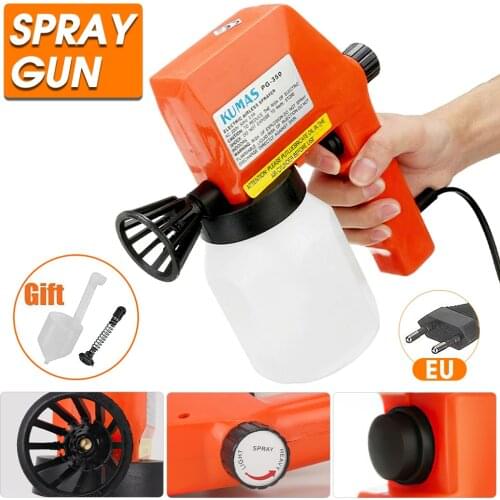 Electric Spray Gun 600ML Capacity 100ML/Min Handheld Airbrush Easy-to-use 220V Airless Paint Sprayer Gun For Home Improvement