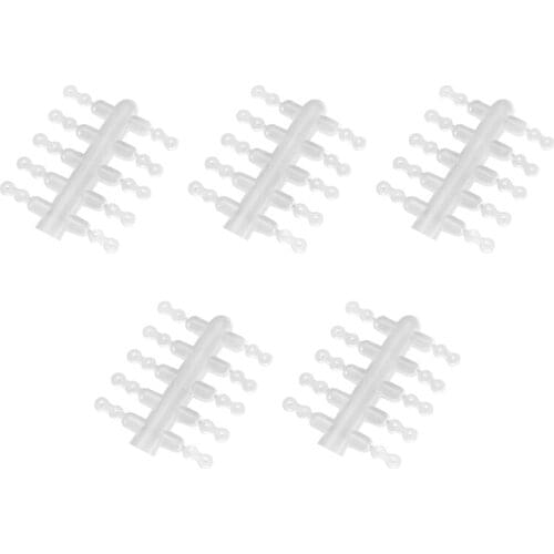 Hot AD-50Pcs Fishing Transparent Bait Elastic Baitbands For Carp Fishing Pellets Bait Bander Holder Fishing Gear