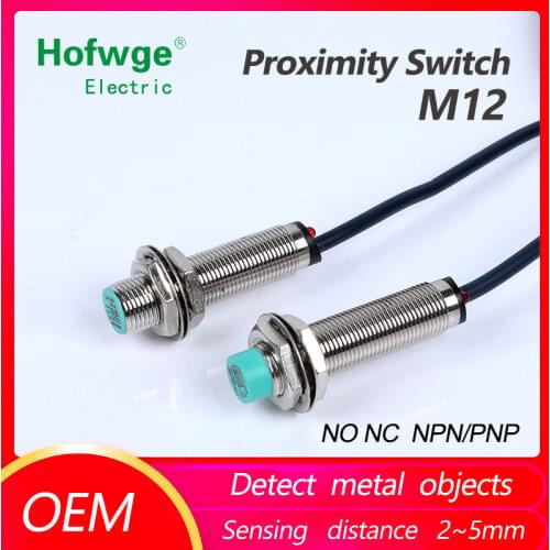 LJA12M-5N1 New Inductive Proximity Sensor Detection Switch NPN DC6-36V LJ12A3-4-Z/BX