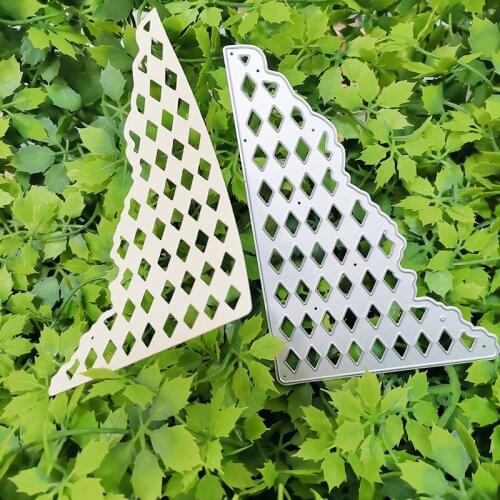 Craft metal cutting dies cut die mold Grid Corner Border Decoration Scrapbook paper craft knife mould blade punch stencils dies