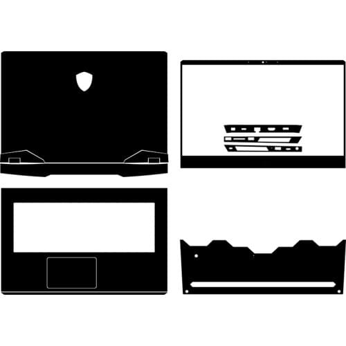 KH Carbon fiber Laptop Sticker Skin Decals Cover Protector Guard for MSI GP66 GE66 15.6"