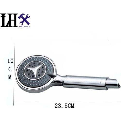 BXY106 Stainless Steel Handheld Shower Pressure Boosting Power Massage Shower Head With Arm Showerhead Bathroom Accessories