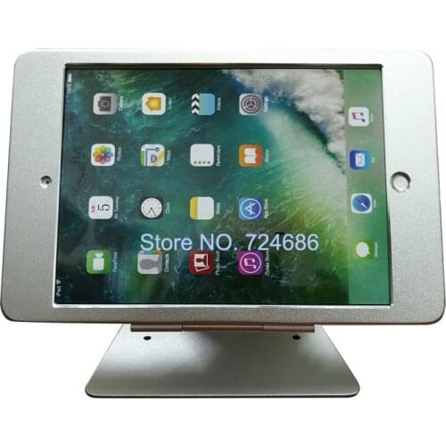 For ipad 2/3/4/air/pro 9.7" display stand with security locking anti-theft enclosure fix on countertop or desk eStand