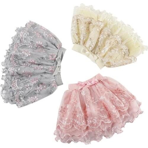 OBOVATUS Fluffy Skirts For Girls