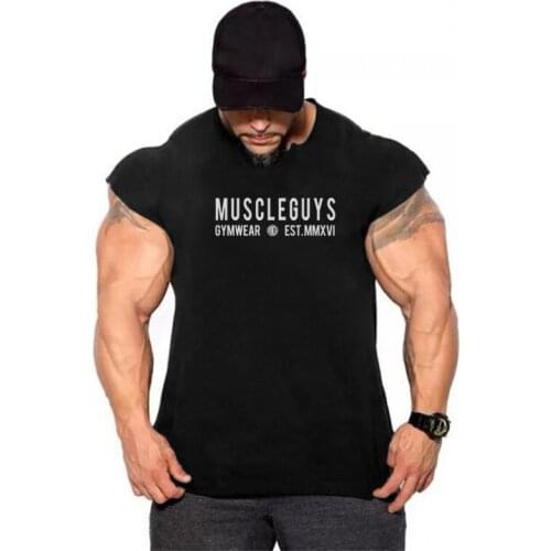 Body Building Clothing Fitness Men Tank Top 2021 Summer Brand Tanktop Men Sleeveless Shirt Men Work out shirt