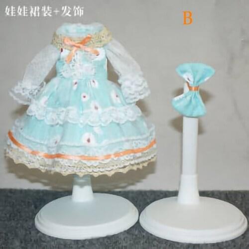 BJD Clothes Skirt Cute Doll Clothes Princess Dress Up Set Doll Clothes DIY Toy Accessories Fashion Girl Gift For 30 cm Doll