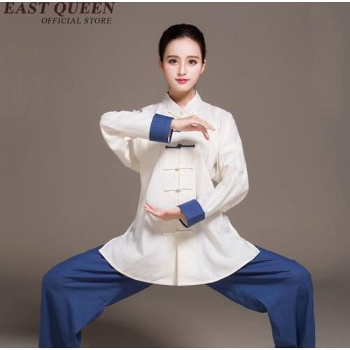 Wholesale tai chi clothing tai chi uniform unisex kungfu clothing martial arts practice costume 9 colors AA2706 YQ
