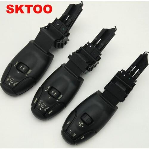 SKTOO Cruise Control Stalk Switch With Speed Limit 6242Z8 For Peugeot 207 208 307 406 407 607 807 Partner Citroen C3 C4 C5 C8