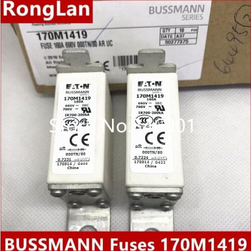 [SA]United States BUSSMANN Fuses 170M1419 170M1319 170M1418 170M1318 125A 160A 690V 700V fuse--5PCS/LOT