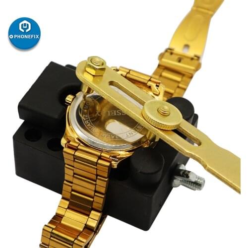 Adjustable Watch Case Opener Repair Watchmaker Tool Wristwatch Battery Remover Watch Repair Tools Two Feet Claw Opening Tool