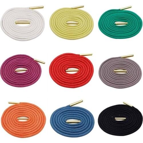 60-180cm Waxed Round Shoelaces Wax Thread Unisex Shoe Laces For Boot And leather Shoes Hat Ropes