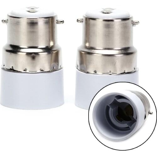 Light&Lighitng B22 To E14 Screw LED Light Bulb Socket Adapter Led Lamp Bulb Base Holder Converter